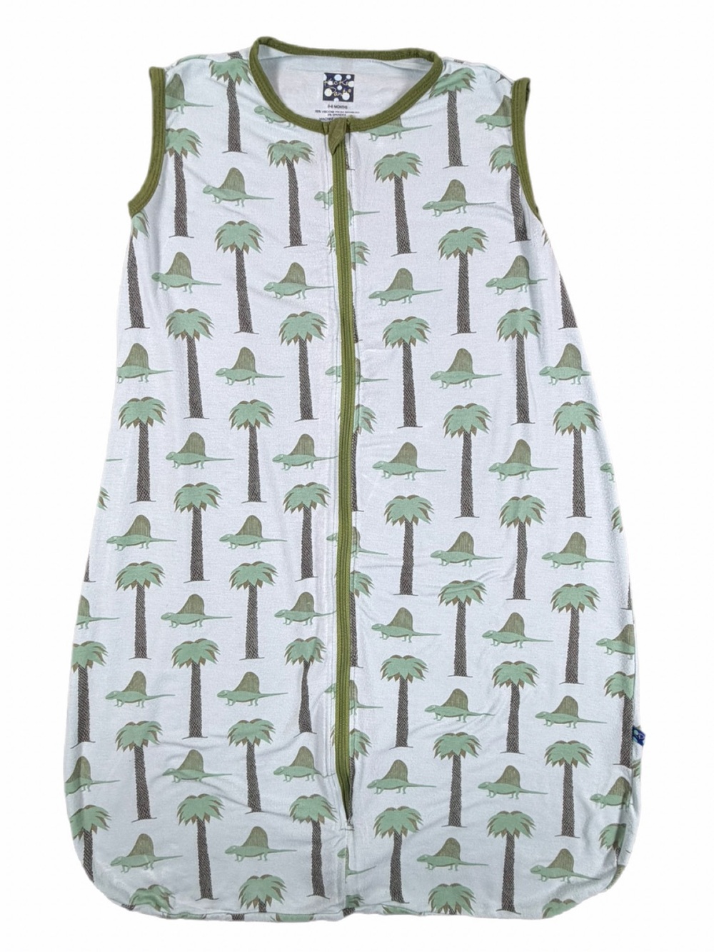 KICKEE PANTS Iguana Print Bamboo Lightweight Sleeping Bag - 0-6M